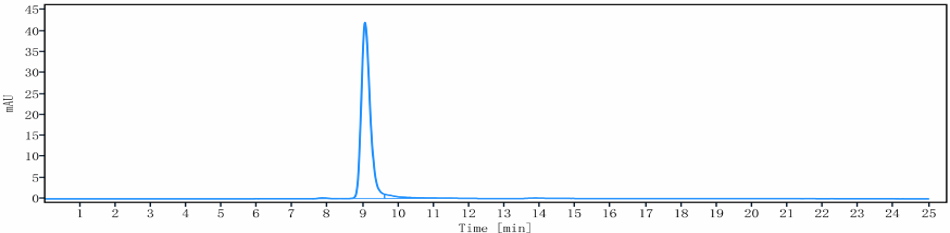 The purity of Anti-CLDN18.2 Reference Antibody (zolbetuximab)is more than 96.05% ,determined by SEC-HPLC.