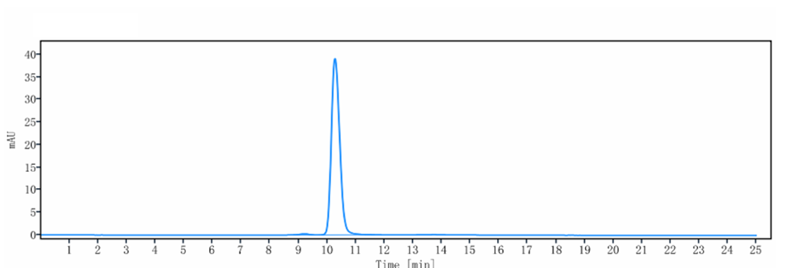 The purity of Anti-IFNg Reference Antibody (fontolizumab)is more than 95% ,determined by SEC-HPLC.