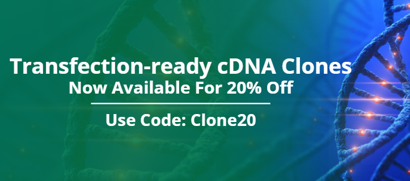 20% off all cDNA clones